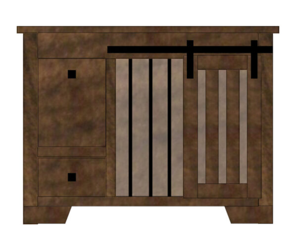 Legacy Medium Single Barn Door Crate