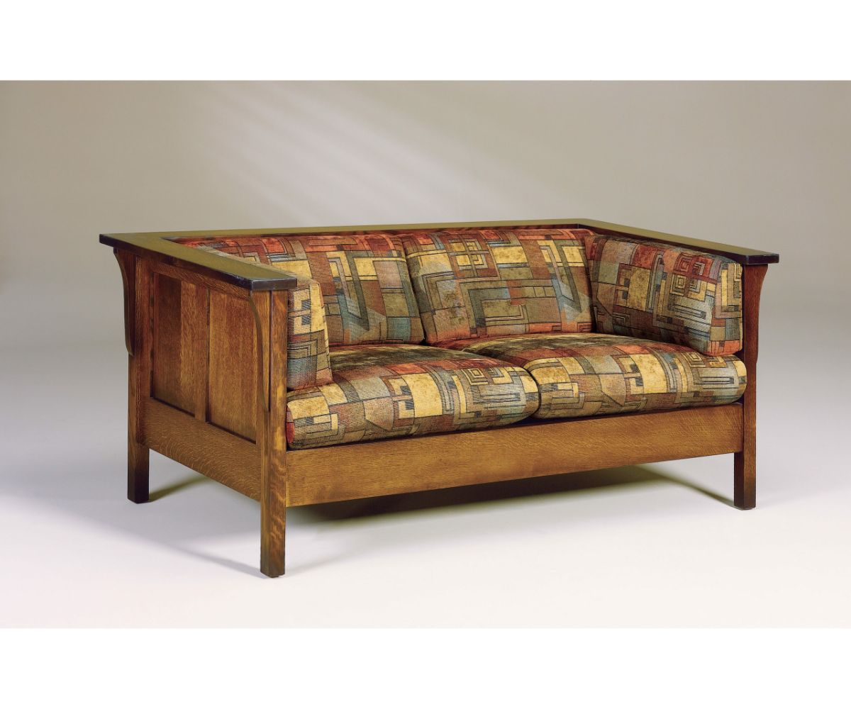 Cubic Panel Loveseat | Ramer Brothers