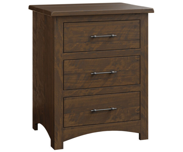 Barn Floor 3 Drawer Nightstand