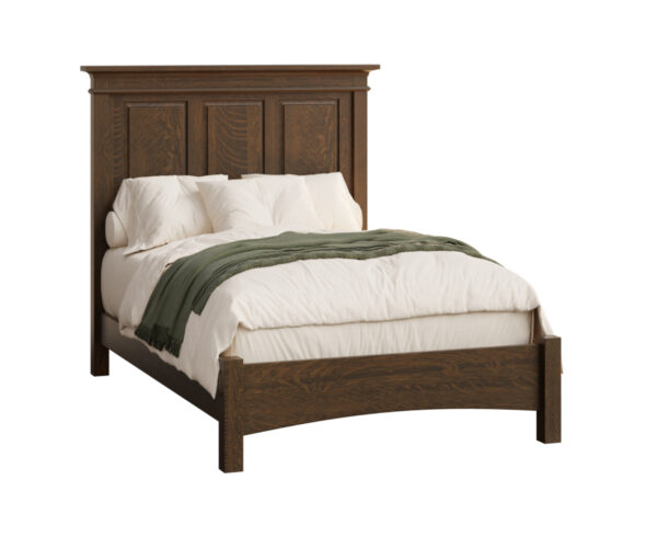 Old World Bed With Low Footboard