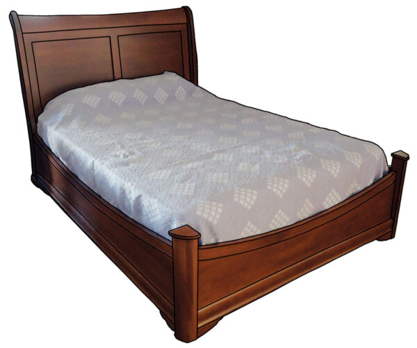 Edelweiss Sleigh Bed