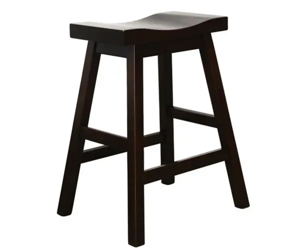 24" Wave Bar Stool